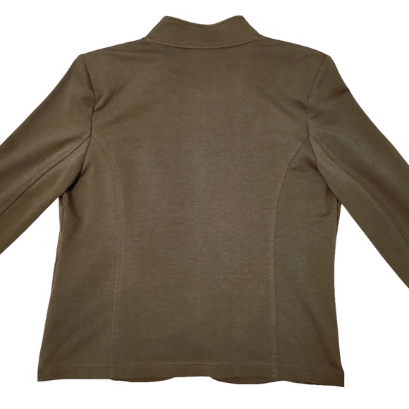 Womens Tommy Hilfiger Military Green Band Jacket Size Large MSRP $109 - Picture 10 of 16